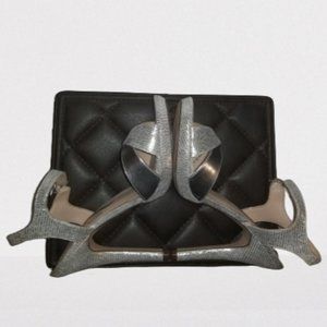 Nina Silver Platform Sandal 9M